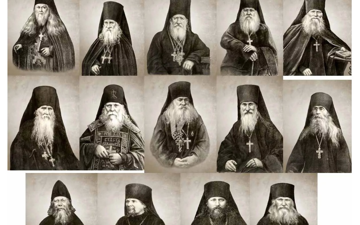 Оптинские старцы фото