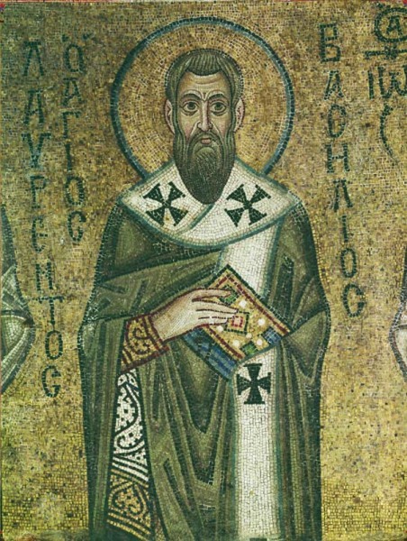 «Василий Великий. Мозаика Софийского собора в Киеве»