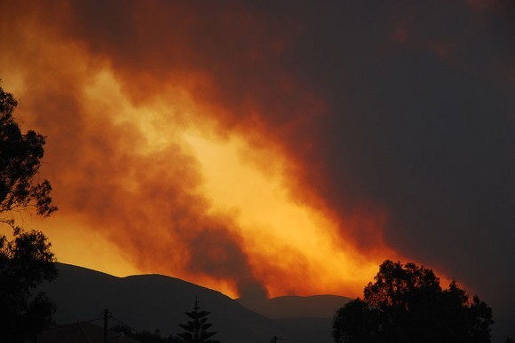 Лесные пожары в Греции, 2007 год