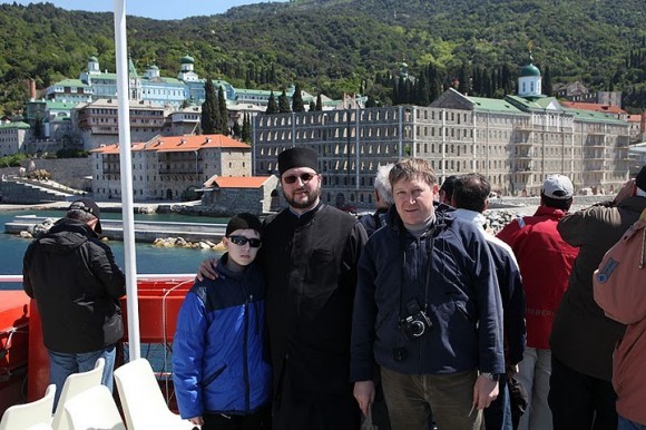 Вот наша небольшая паломническая группа: Ваня, я и Алексей.