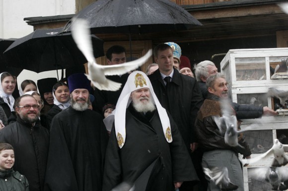 Благовещение 2008. Патриарх Алексий. Фото: Патриархия.ру