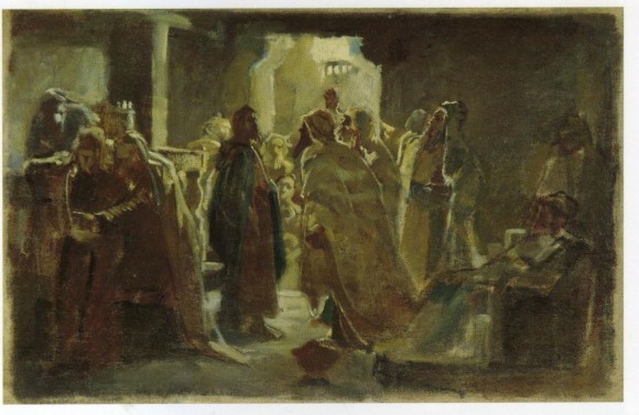Христос в синагоге. Н. Ге