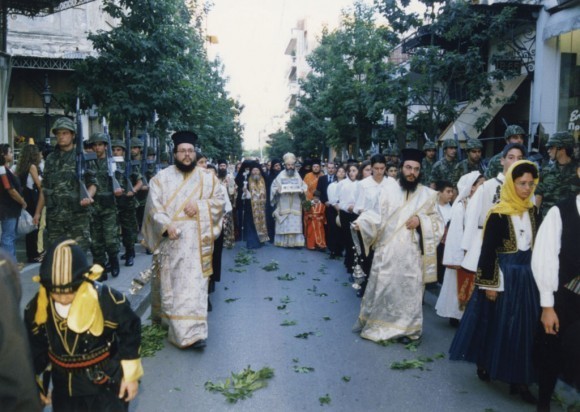 Встреча Честного Пояса в греческом городе Ламиа, 9 октября 1999 года