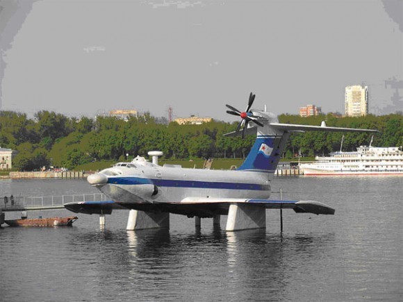 Экраноплан А-90 «Орленок» в Тушино, Москва