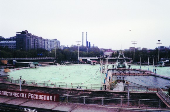 Открытый бассейн «Москва», сооруженный на месте храма Христа Спаcителя