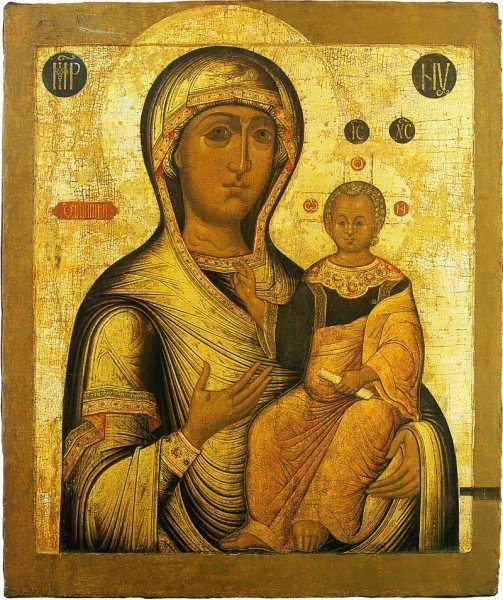 "Смоленская" икона, Палех, XVII