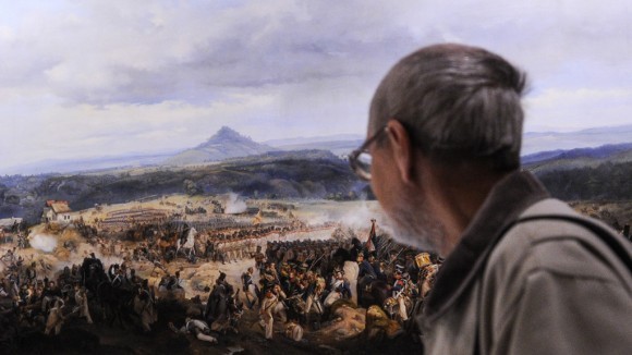 Картина "Сражение при Гисгюбиле 16 августа 1813 года"