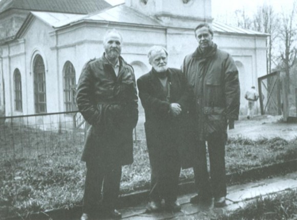 В. Белов с В. Крупиным и В. Распутиным в г. Орле