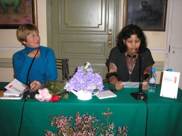 Ольга Седакова и Мара Маланова. Фото: Ольга Балла