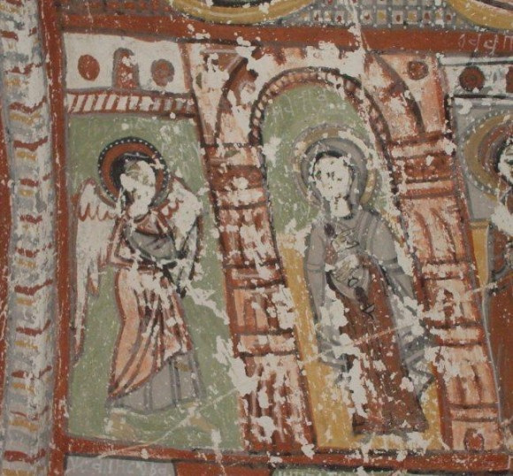 Фреска пещерной церкви Пюренли Секи. X- 1ая пол. XI в. Каппадокия, Турция