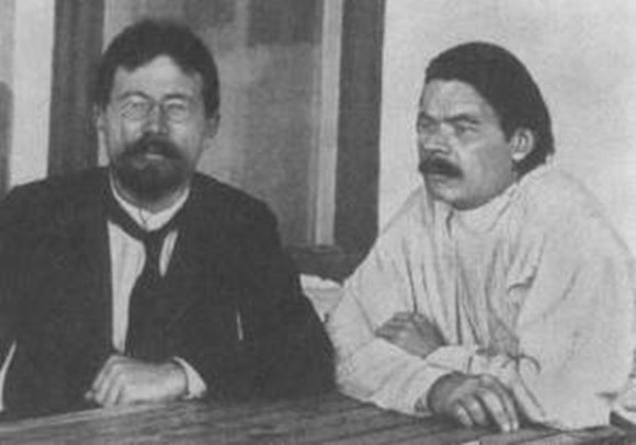 А.П. Чехов и Максим Горький