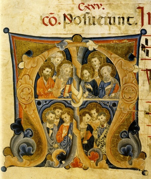 12 Апостолов (книжная миниатюра, XIII век)