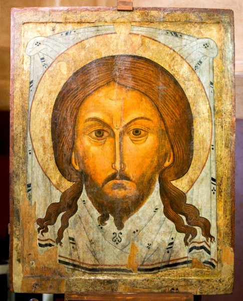 Икона Спас Нерукотворный, конец 17 века