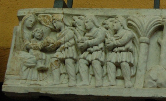 Фрагмент саркофага. IV в. Музеи Ватикана, Рим