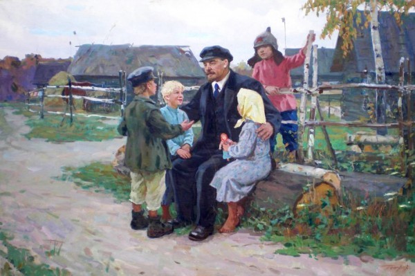 Картина «Ленин и дети»