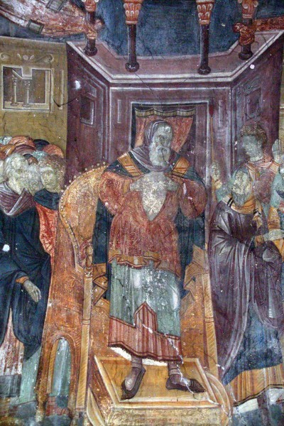Фреска Успенской церкви монастыря Грачаница. 1320-1321 г. Косово, Сербия