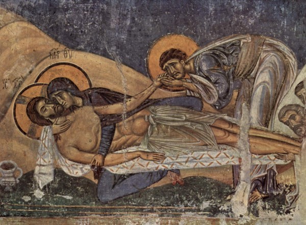 Фреска церкви св.Пантелеимона в Нерези. 1164 г. Македония