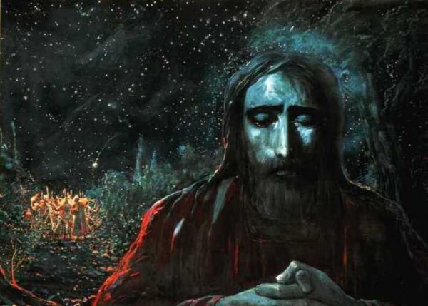 Илья Глазунов. Иисус Христос в Гефсиманском саду