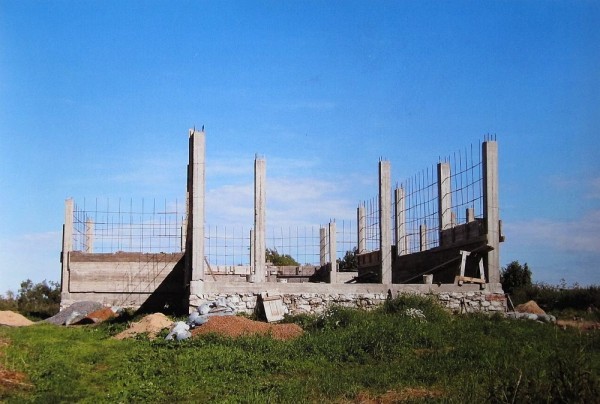Строительство храма. Фото из архива Надежды Яковлевны