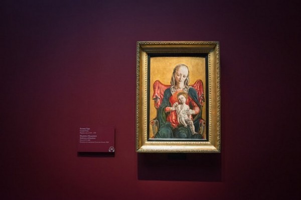 Козимо Тура. Мадонна с Младенцем, около 1475-1480, дерево, темпера