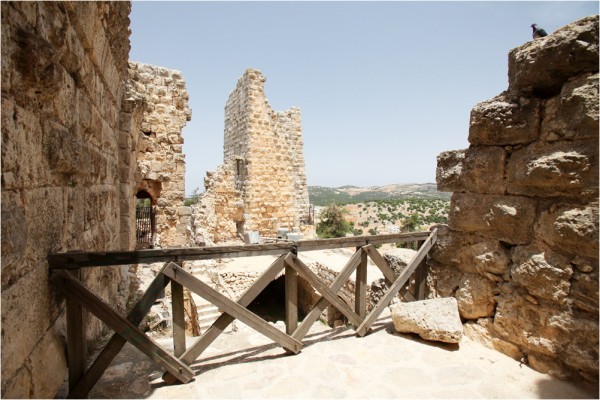 Аджлунский замок. Одна из сохранившихся башен