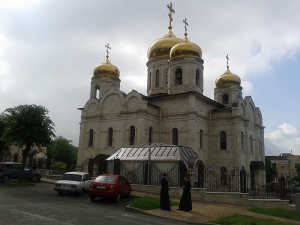 Пятигорск. Отстроенный заново Спасский кафедральный собор