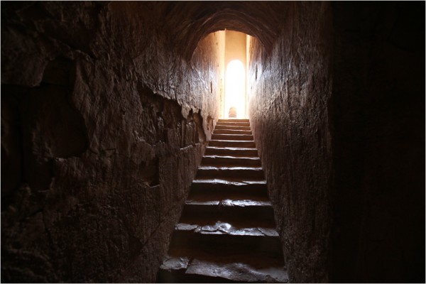 Каср-аль-Харрана, внутренняя лестница