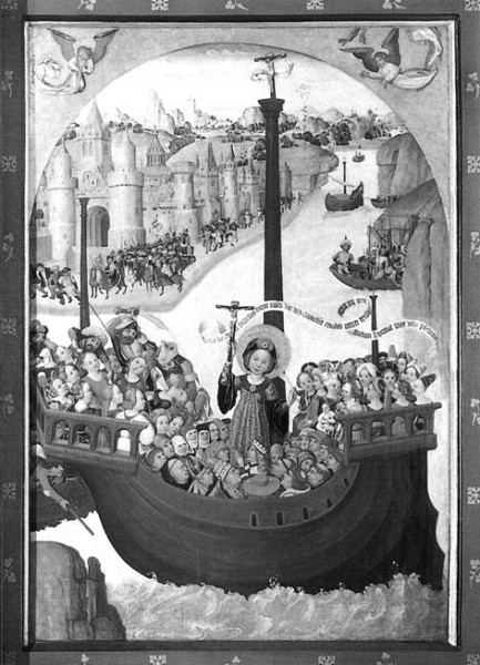 Кораблик святой Урсулы. Аббатство Лихтенталь, кон. XV в.