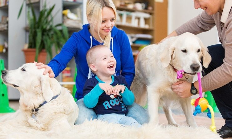 Особый ребенок и собаки. Репортаж из центра канис-терапии (+ФОТО)