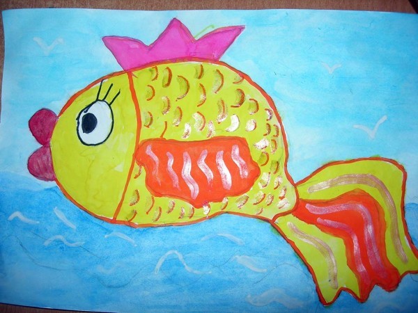 Саша Башлыков, 6 лет. Золотая рыбка