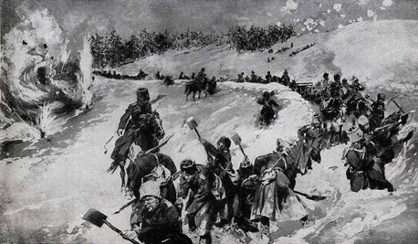 Первая мировая война. Русские войска в Карпатах 1915