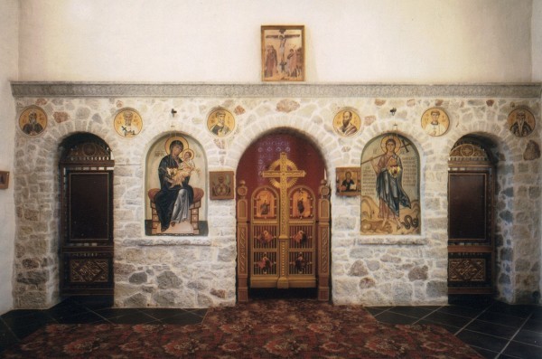 67 О. Зинон. Иконостас Мирожскоий монастырь. 1994 г.