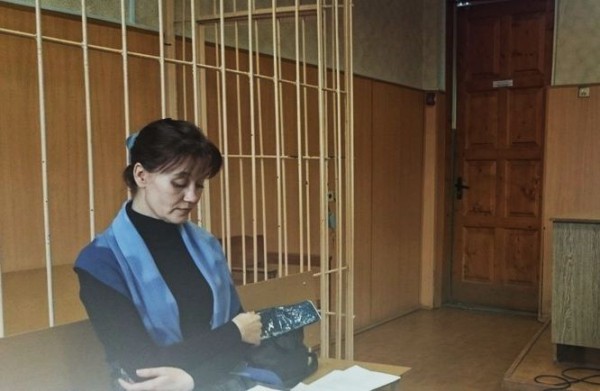 Татьяна Нарубина в зале суда