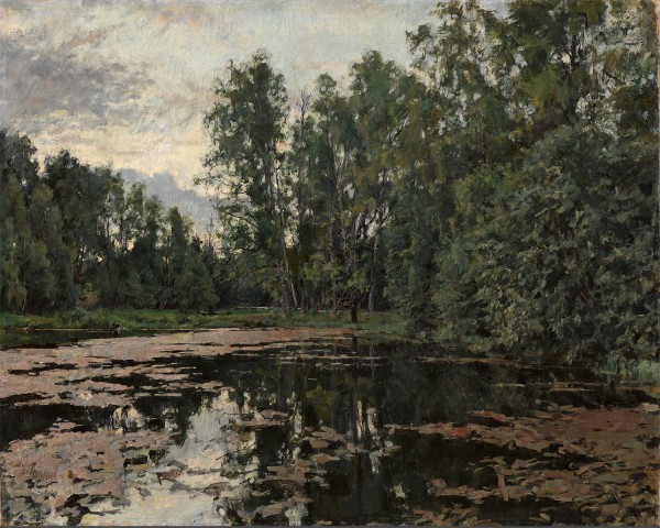 4.Заросший пруд. Домотканово. 1888. Холст, масло. 72 × 90,5. Третьяковская галерея