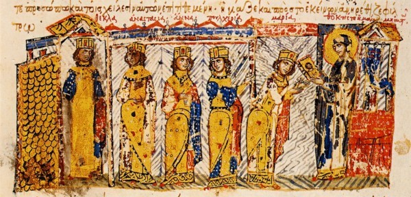 Миниатюра из мадридского кодекса «Хроники» Иоанна Скилицы. XII–XIII века. Фото с сайта arzamas.academy