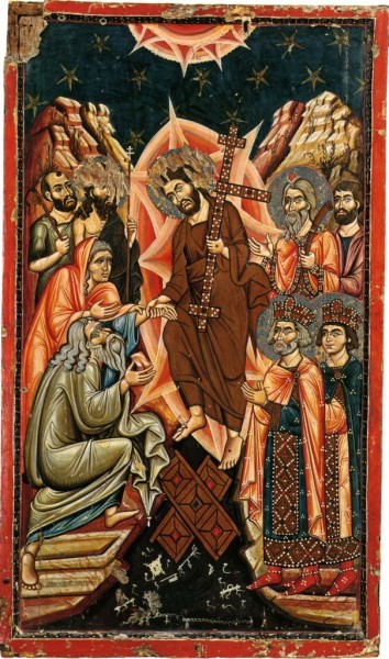 Воскресение Христово. Икона XIII в. Синай |alexandrtrofimov.ru