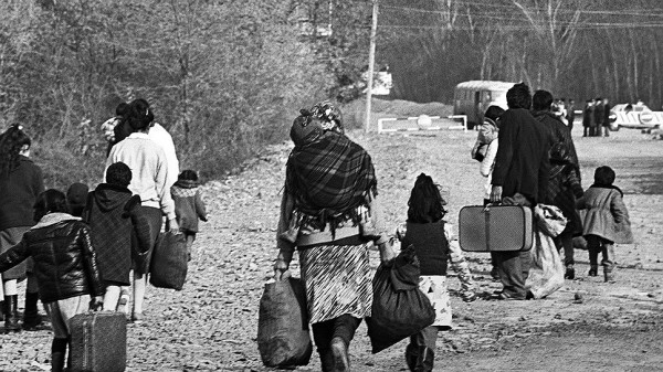 Беженцы из Нагорного Карабаха в южной приграничной зоне Армении. 1988 год. Фото: Фото: РИА «Новости»
