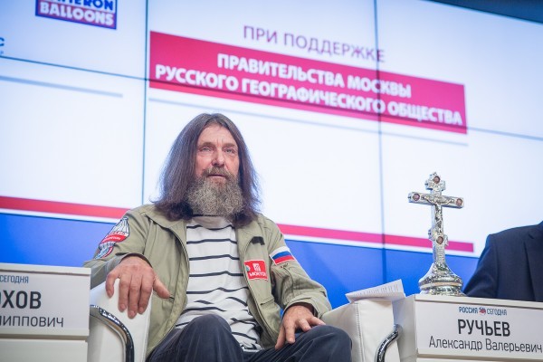 Пресс-конференция Федора Конюхова