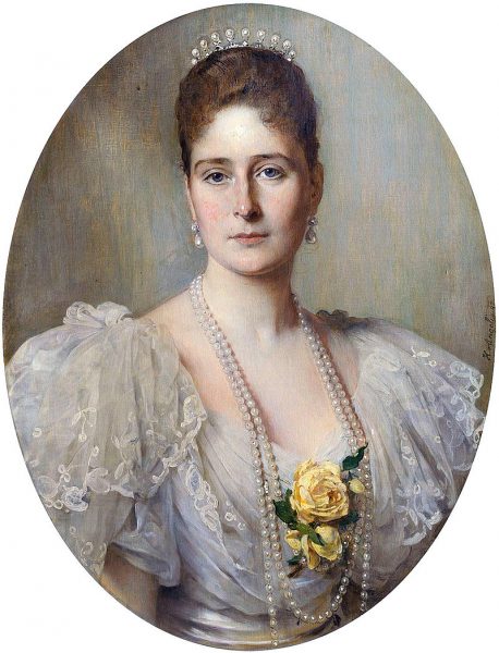 Алиса Гессенская (1896/1897). Художник Heinrich von Angel 