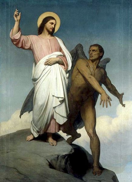 Ари Шеффер. «Искушение Христа» (1854)
