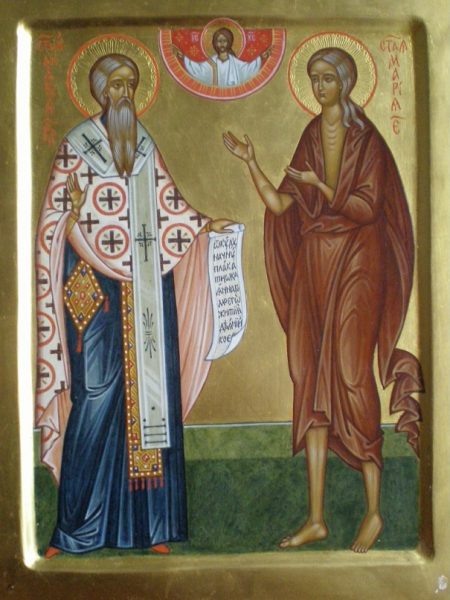 Святой Андрей Критский и преподобная Мария Египедская
