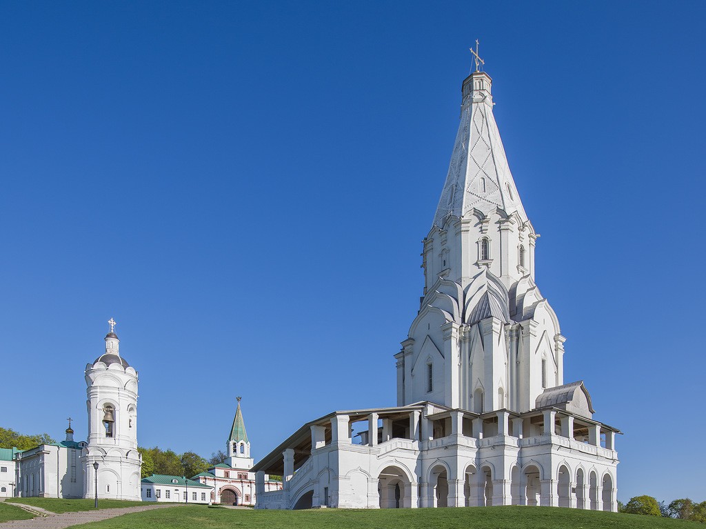 Фото храма вознесения в коломенском