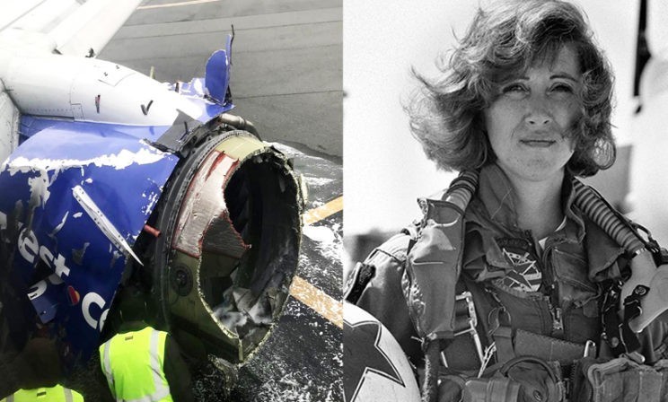 Двигатель самолета взорвался, но женщина-пилот благополучно посадила его