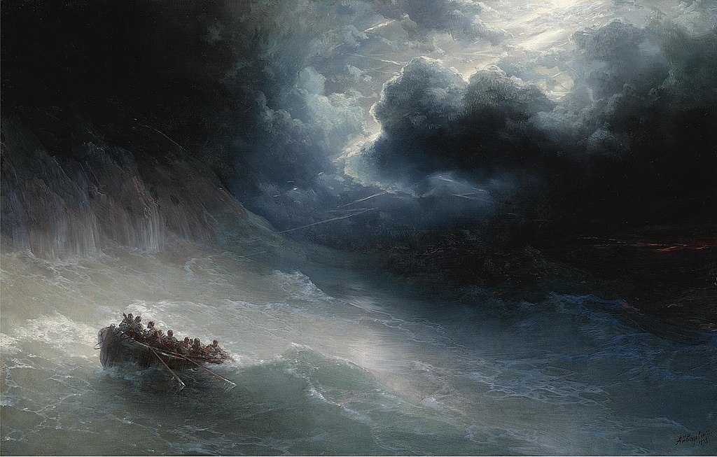 Айвазовский. Гнев морей (1886) 