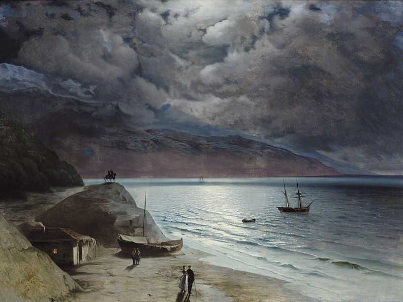 Айвазовский. «Ночь в Гурзуфе» (1891)