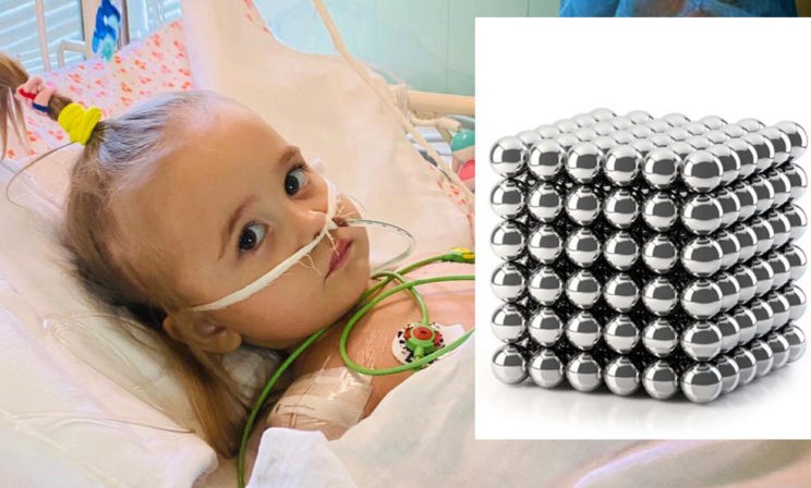 «Эти шарики могут убить вашего ребенка». Двухлетней Саше врачи удалили кишечник из-за магнитной игрушки