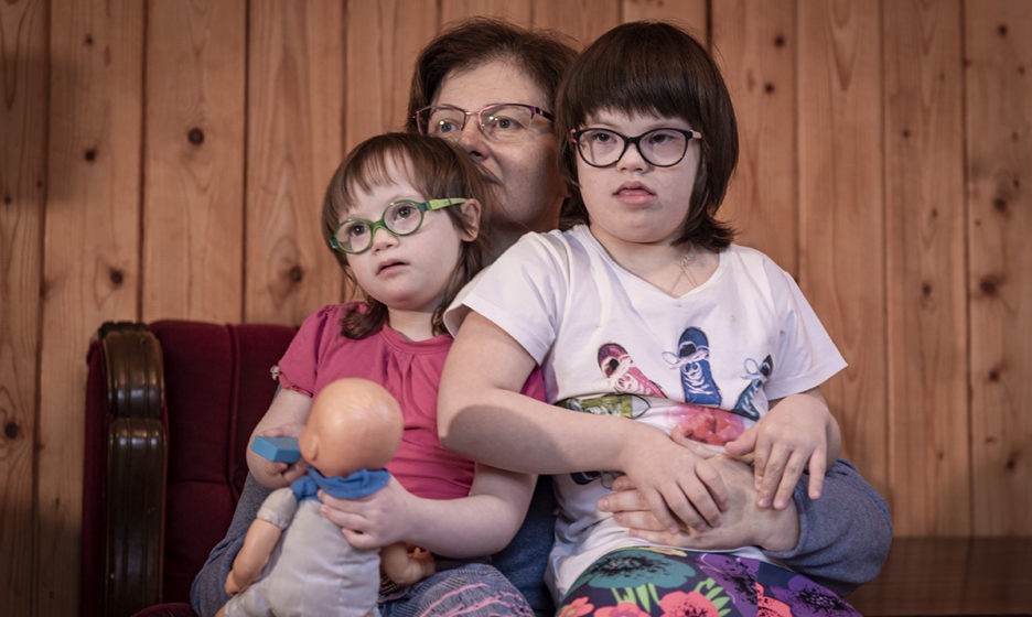 В семье три ребенка с синдромом дауна
