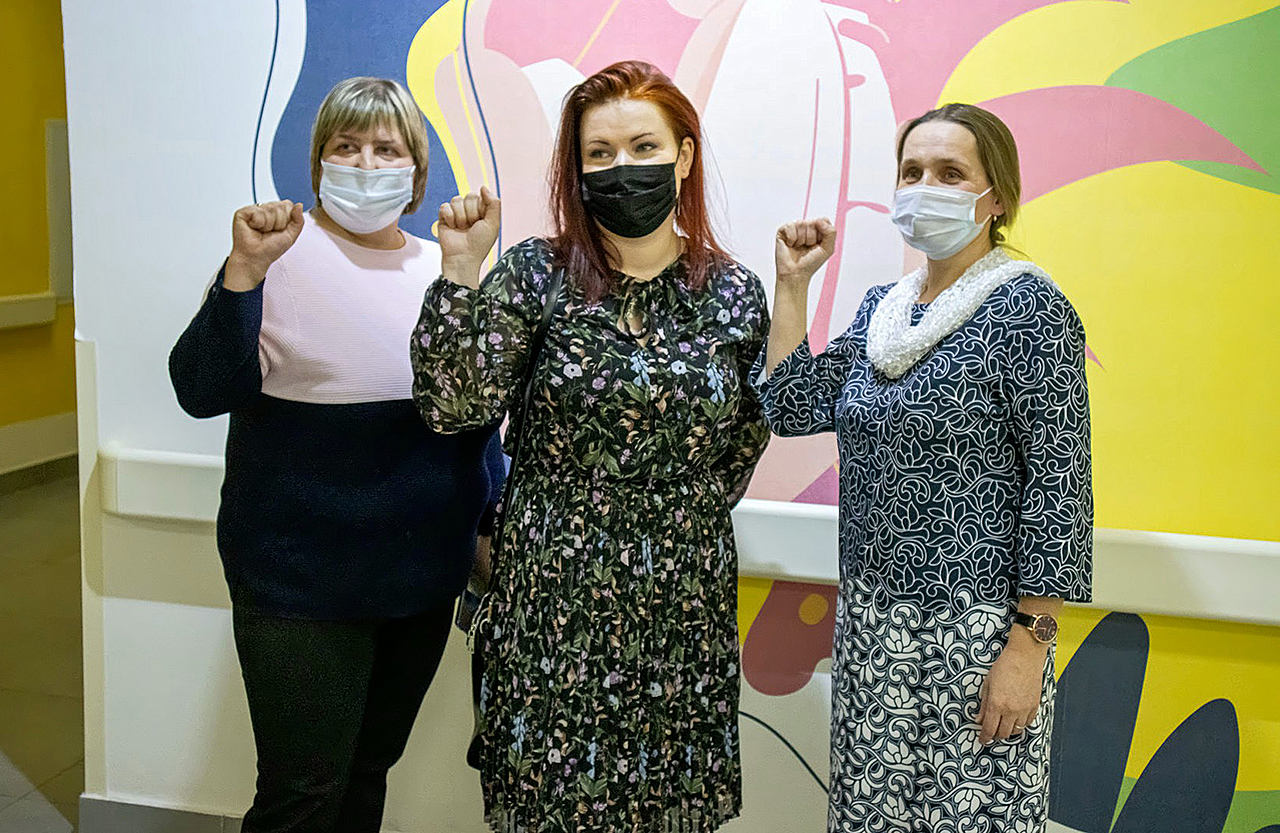 Медицинские сестры перинатального центра Курск