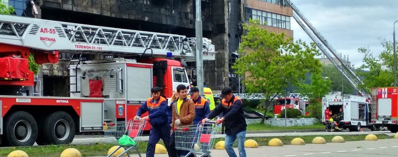 «Тревога? Ай, далеко идти, посидим». Пожар в бизнес-центре «Гранд Сетунь Плаза»